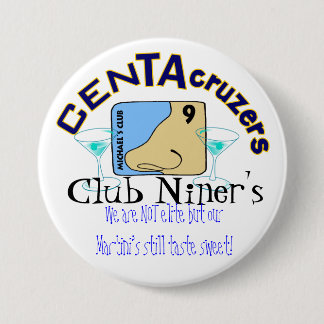 El botón de Niner del club del logotipo de