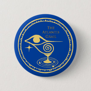 El botón del logotipo del grillo de la Atlantis -