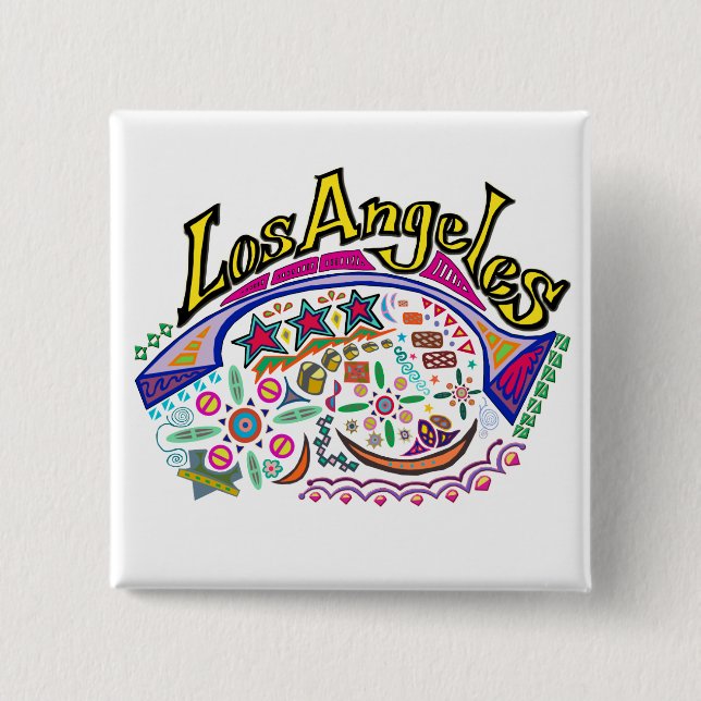 ¡El botón "Los Angeles Playful"! (Anverso)