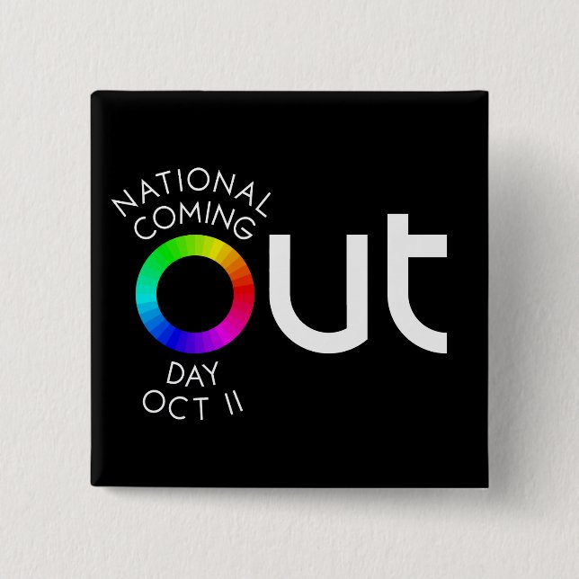 El botón negro cuadrado grande (Anverso)