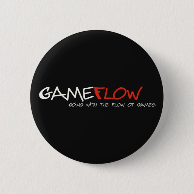 El botón "oficial" de Gameflow (Anverso)