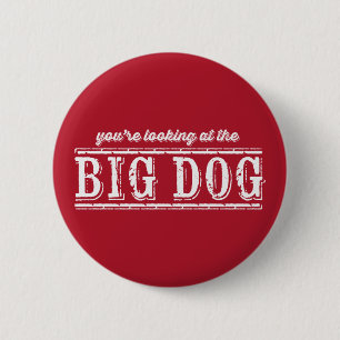 El botón Pinback del Perro Grande