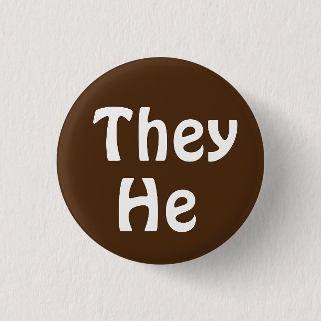El botón Pronouns (Anverso)
