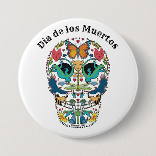 El botón que celebra el día de los muertos
