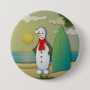 El botón Snowman de verano