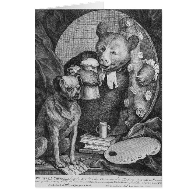 El boxeador Charles Churchill, una vez que (Frente)