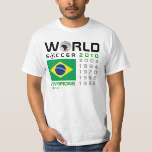 El Brasil camiseta 2 de 5 de las épocas campeones