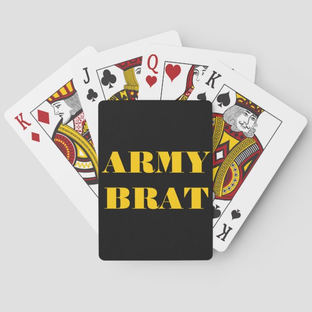 El Brat del ejército de cartas de juego (Reverso)