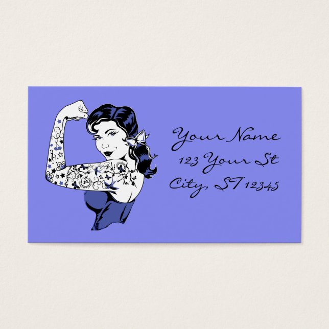 El brazo Chica del tatuaje arriba Thunder_Cove (Frente)