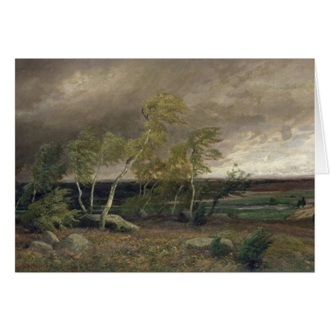 El brezo en una tormenta, 1896 (Anverso (Horizontal))