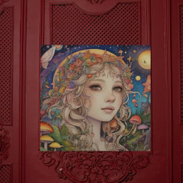 El brillante Poster de la Reina de la Faerie
