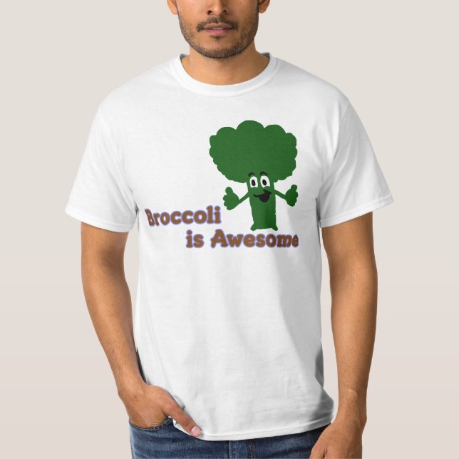 El bróculi es camiseta impresionante (Anverso)