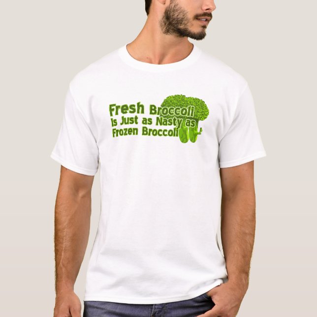 El bróculi fresco es camisetas desagradables (Anverso)
