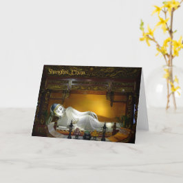 El Buda Recuente, Shanghai, China - tarjeta