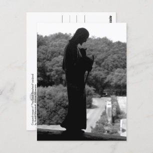 El buen pastor (B&W) - postal