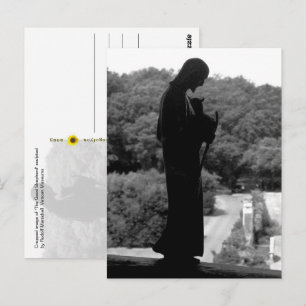 El Buen Pastor (B&W) - postal