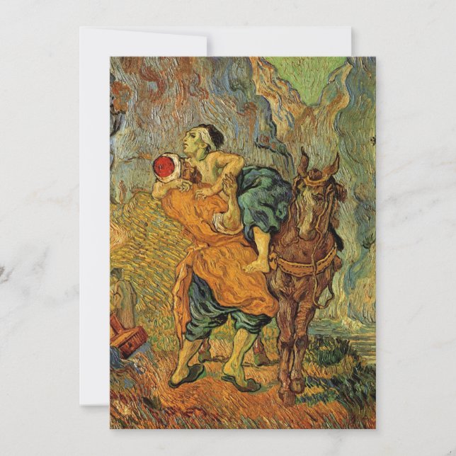 El buen samaritano de Vincent van Gogh (Anverso)