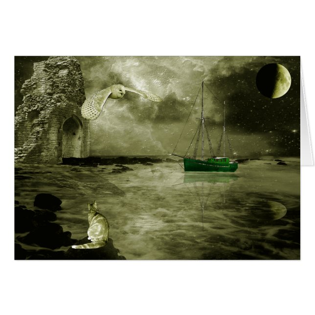 El búho y el minino (Anverso (Horizontal))