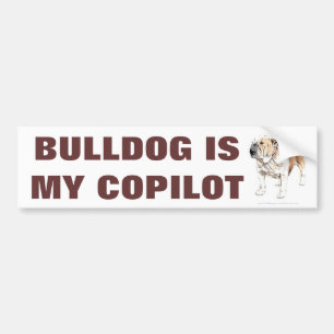 El bulldog divertido lindo es mis pegatinas para