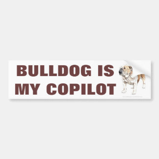 El bulldog divertido lindo es mis pegatinas para