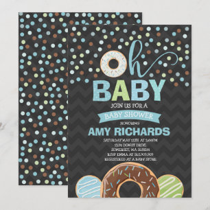 El buñuelo de la invitación de Baby Shower del