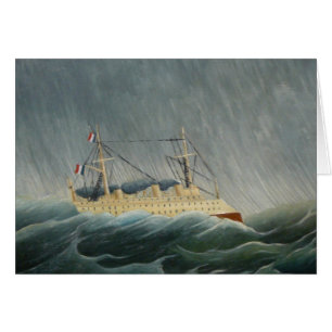El buque sacudido por la tempestad