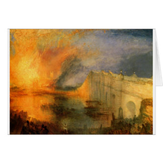 El Burning de las casas del parlamento de