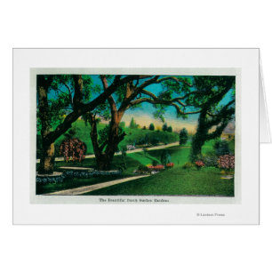 El Busch hermoso GardensPasadena hundido, CA