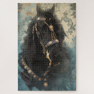 El caballo barroco friesiano - rompecabezas