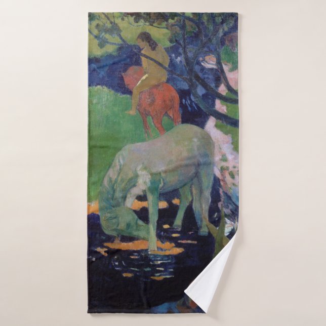 El caballo blanco, Gauguin (Toalla de baño)