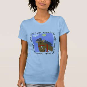 El caballo dice las camisetas y los regalos del