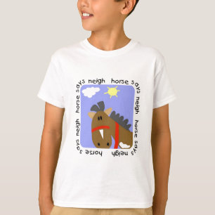 El caballo dice las camisetas y los regalos del
