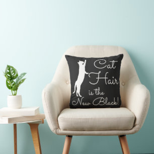 El cabello del gato es el nuevo Cojín decorativo n