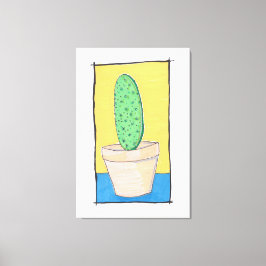 El cactus - arte ingenuo - pera espinosa del desie