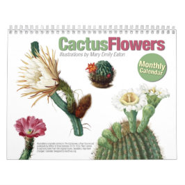 El cactus florece el calendario