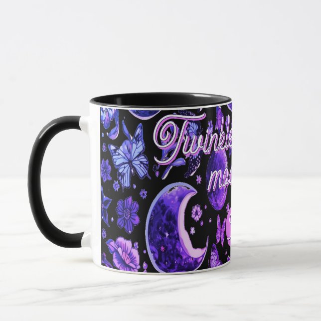 El café celestial de la taza negra de Lover (Izquierda)