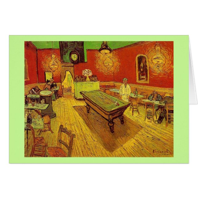 El café de la noche de Vincent van Gogh (Anverso (Horizontal))