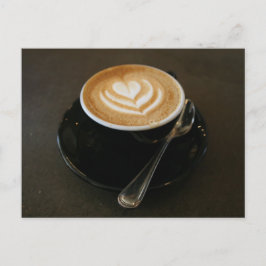 El café es amor - postal