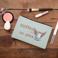 El café es mi bolsa cosmética copiloto