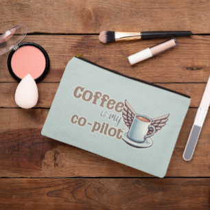 El café es mi bolsa cosmética copiloto