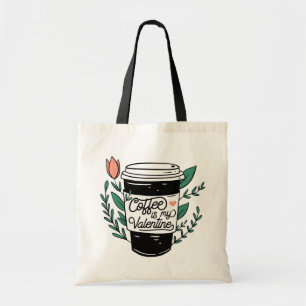 El café es mi Bolsa de San Valentín Tote