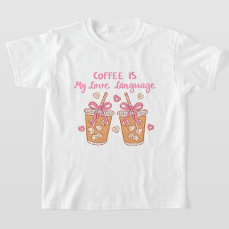 El Café Es Mi Lenguaje del Amor – Camiseta Femenin