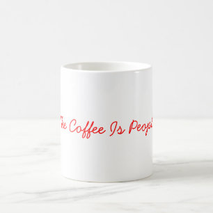 El café es taza de la gente
