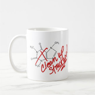 ¡El cafeína limpia la estructura! Taza - fija