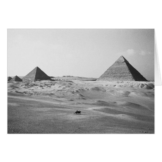 El Cairo, Egipto, Pirámides de Giza (Anverso (Horizontal))
