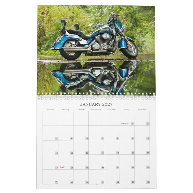 El calendario #1 de Honda VTX 2014 (Jan 2027)