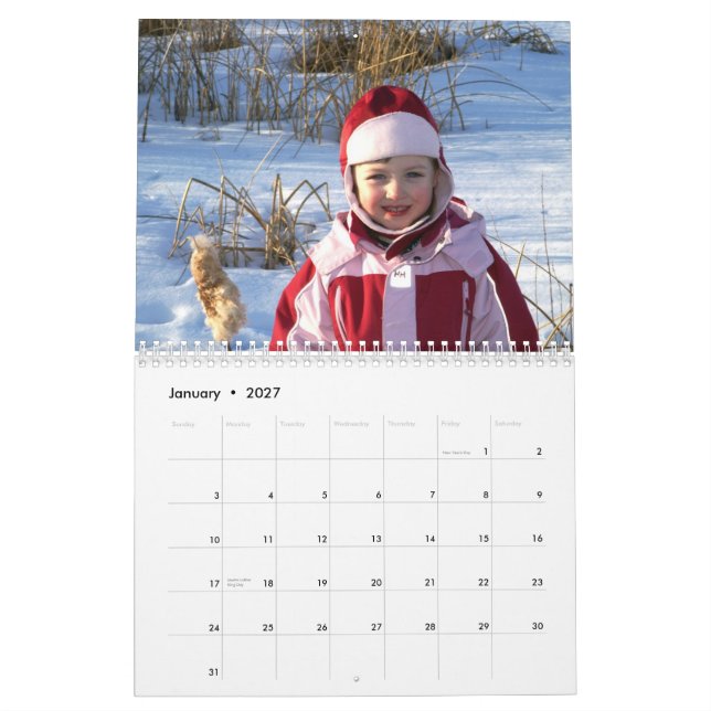 El calendario 2007 de Kindra (Jan 2027)