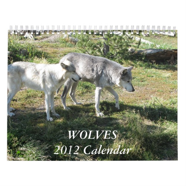 El calendario 2012 del lobo (Tapa)