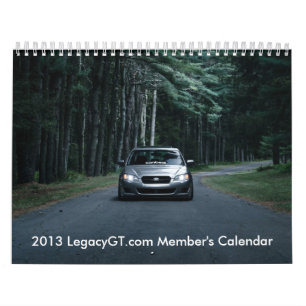el calendario 2013 del miembro de LegacyGT.com