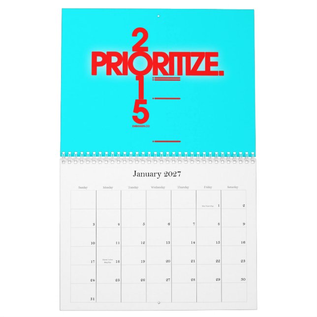 El calendario 2015 de Embiggen (Jan 2027)